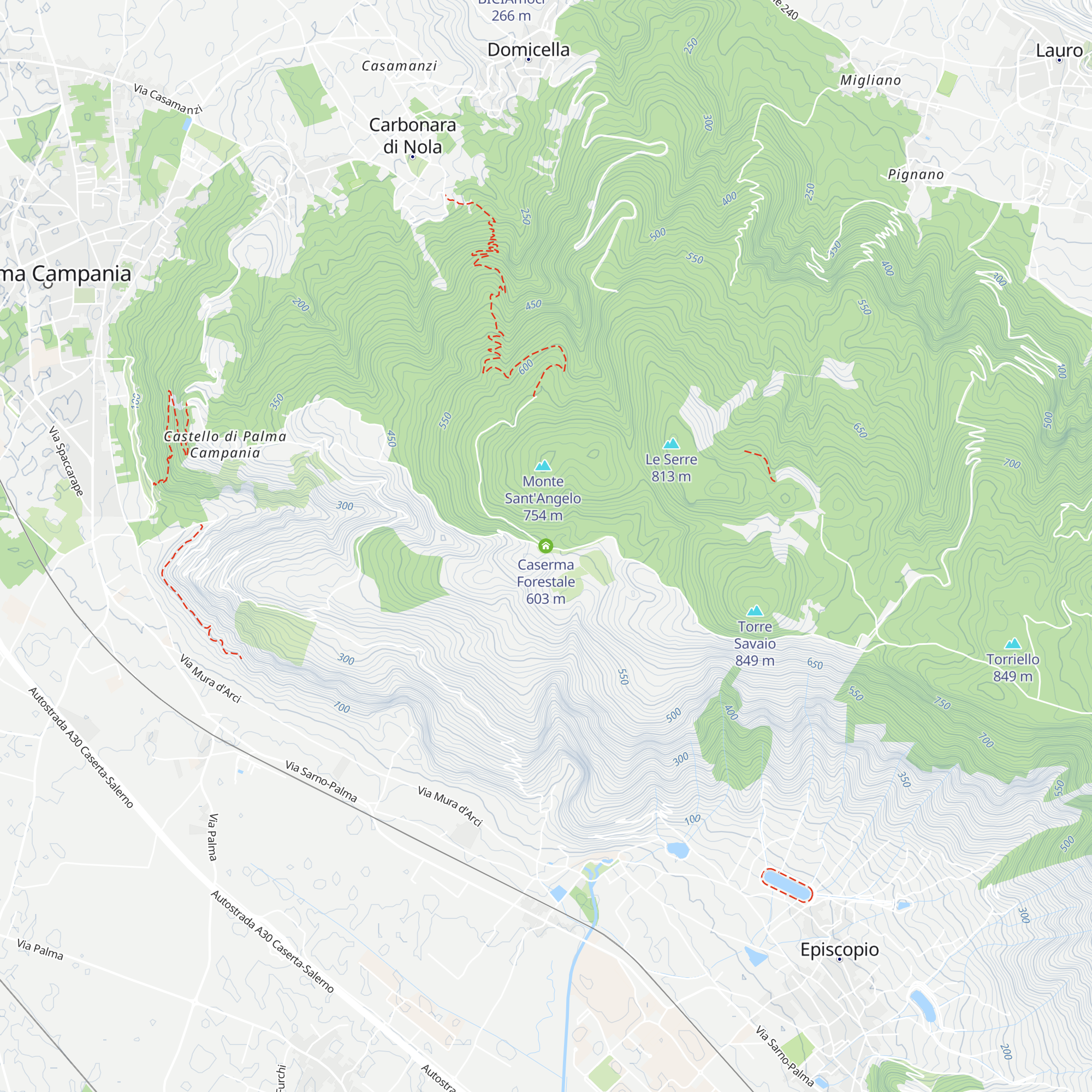 Caserma Forestale map