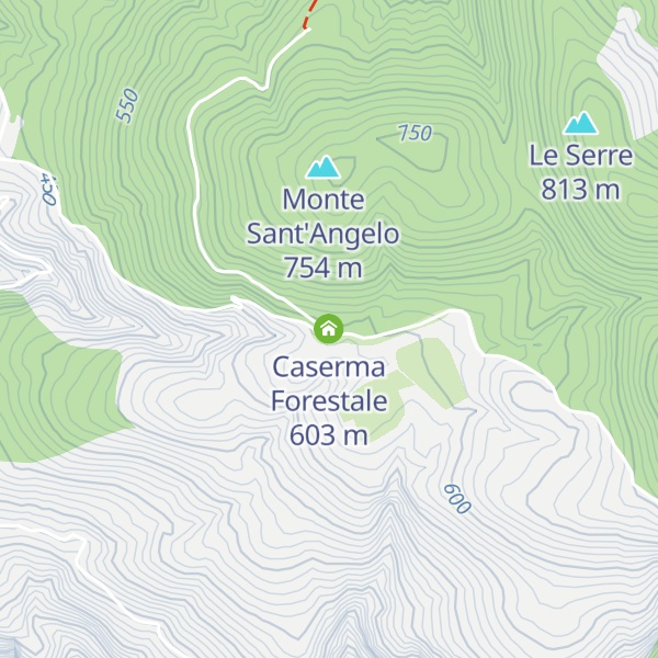 Map of Caserma Forestale