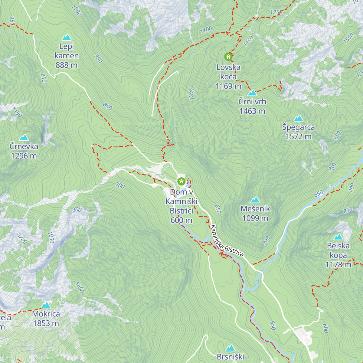 Dom v Kamniški Bistrici map