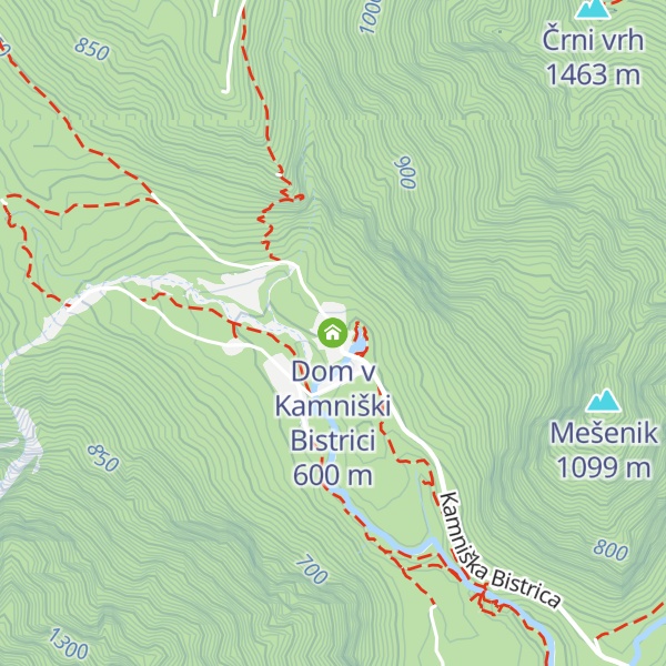 Map of Dom v Kamniški Bistrici