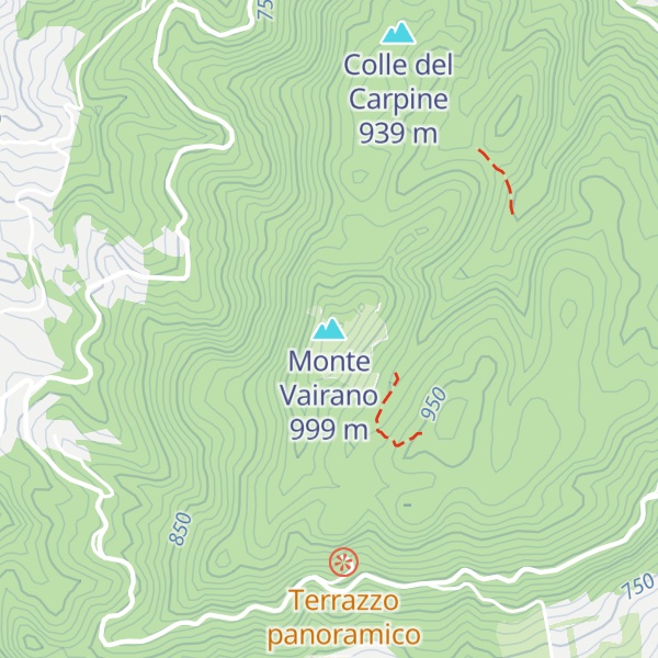 Map of Monte Vairano