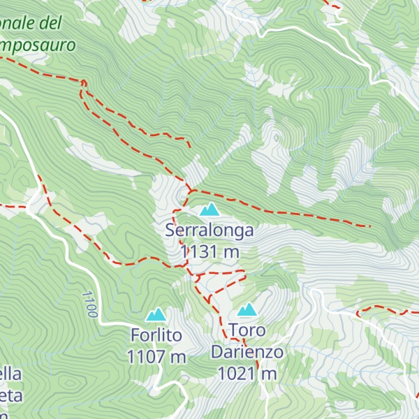 Map of Serralonga