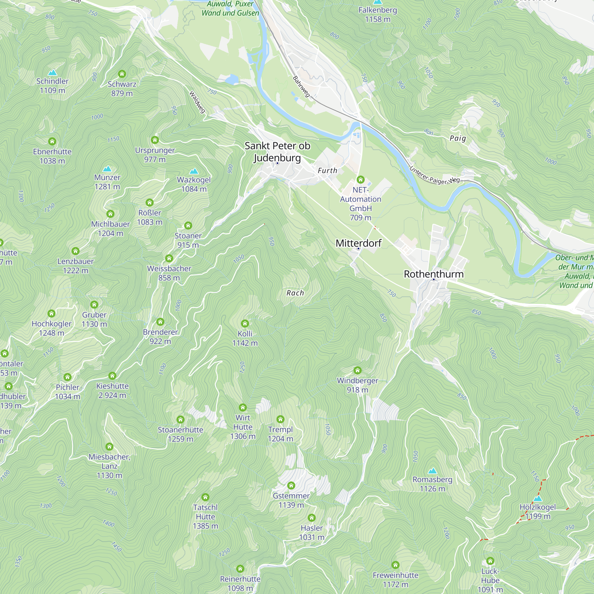 Zugger map