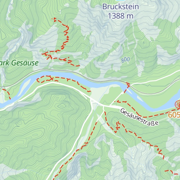 Map of Gesäuse