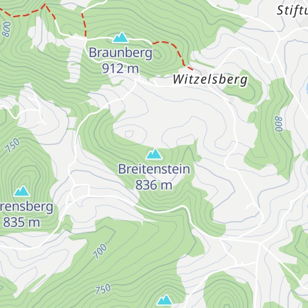 Map of Breitenstein