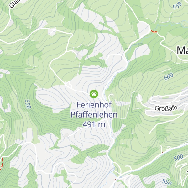 Map of Ferienhof Pfaffenlehen