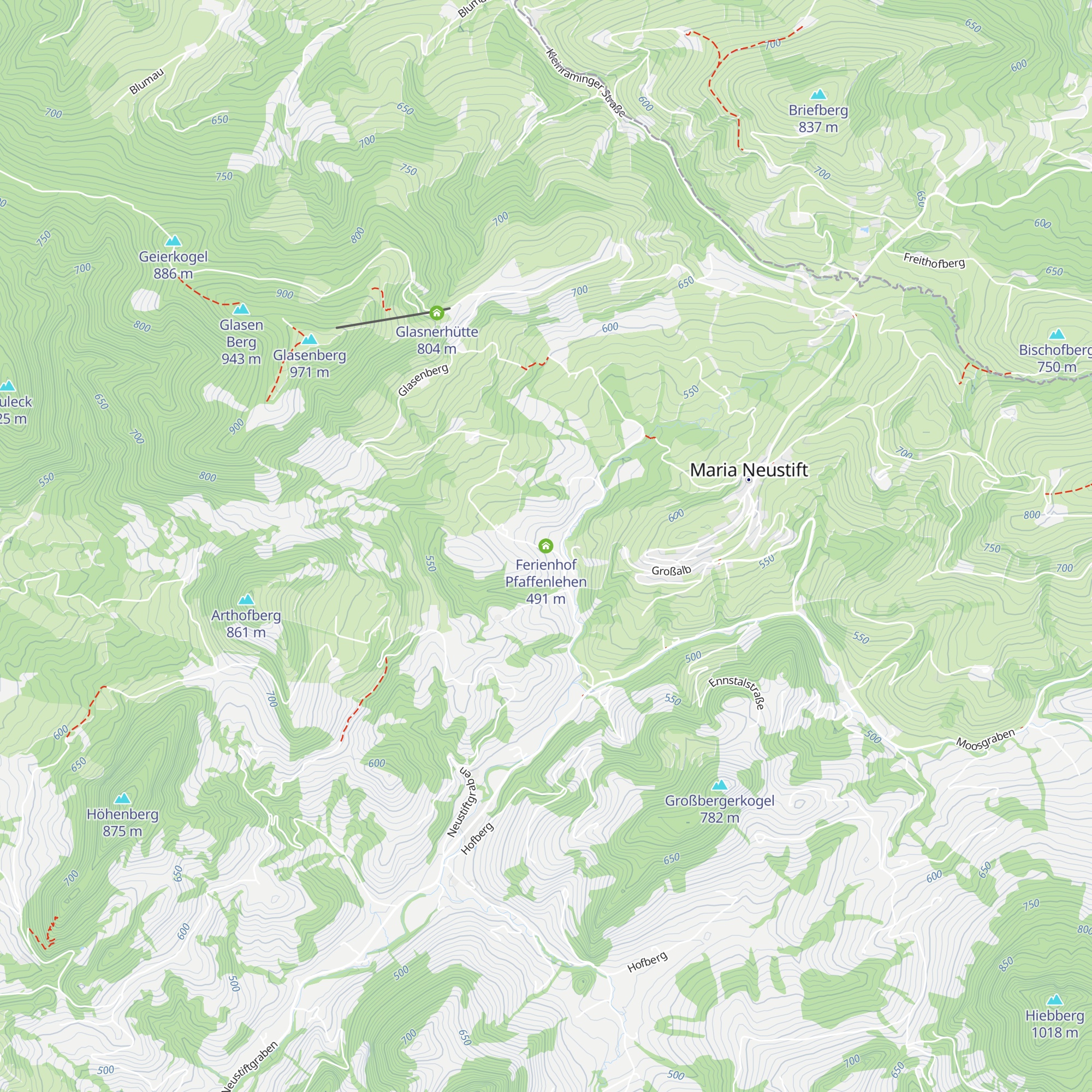 Ferienhof Pfaffenlehen map