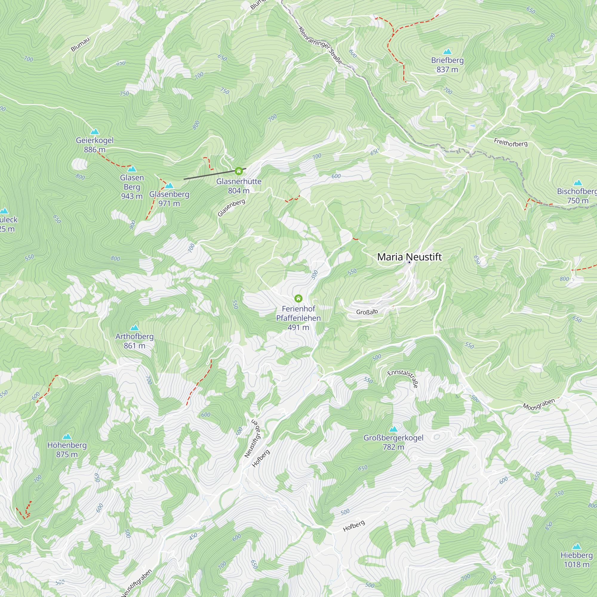 Ferienhof Pfaffenlehen map