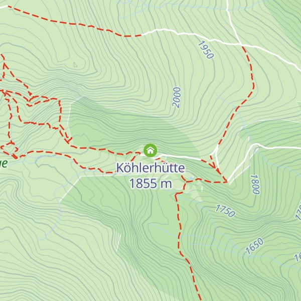 Map of Köhlerhütte