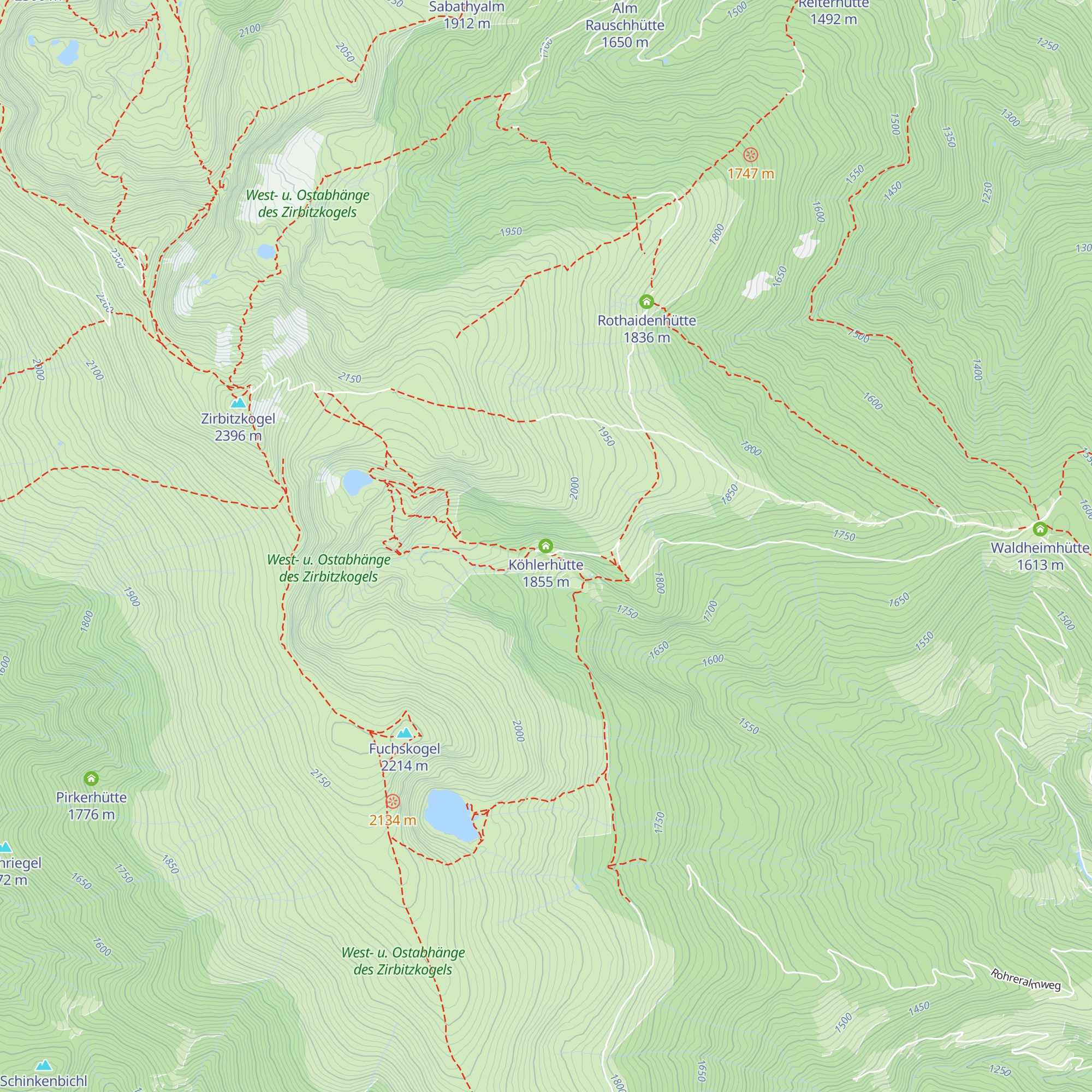 Köhlerhütte map