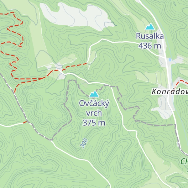 Map of Ovčácký vrch