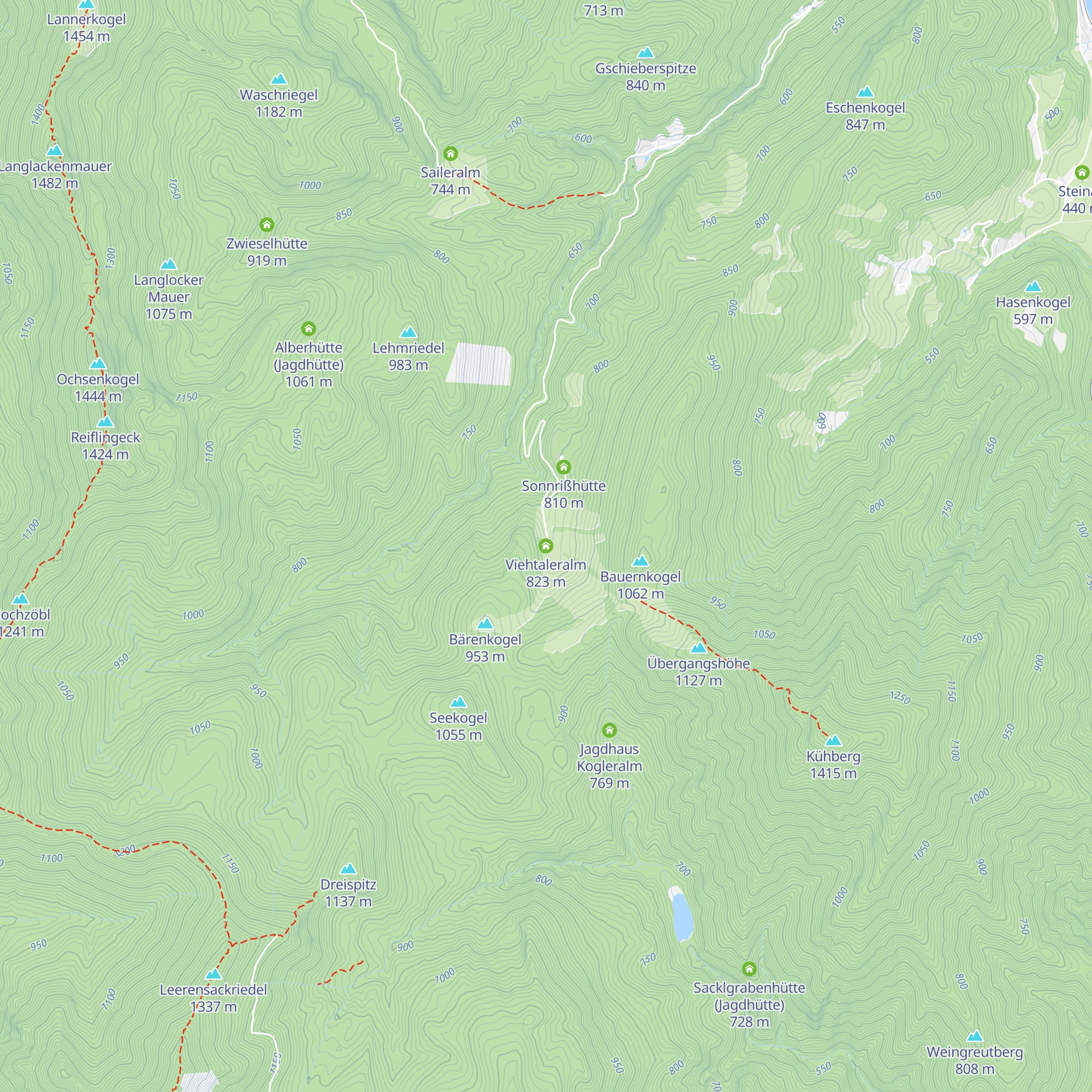 Viehtaleralm map