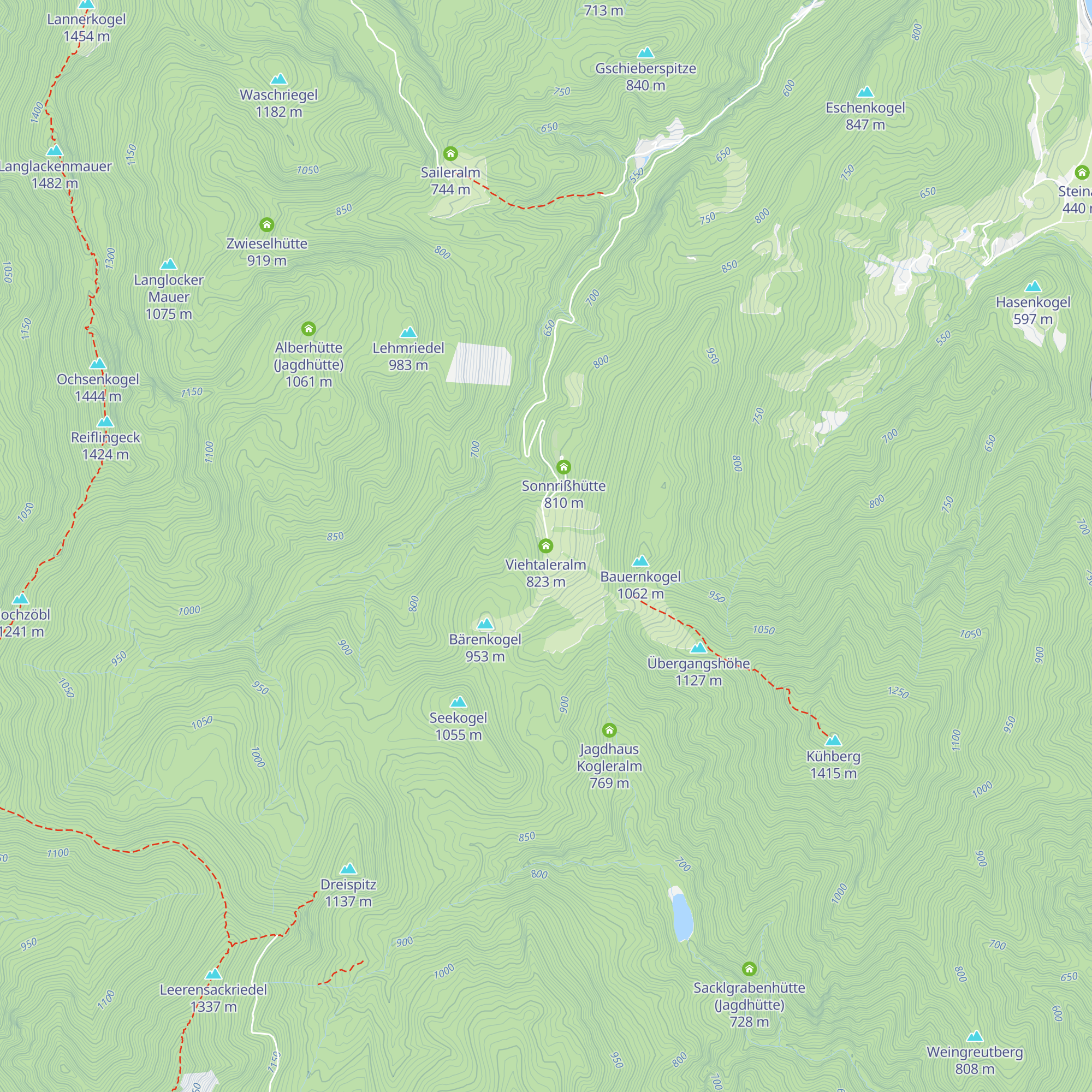 Viehtaleralm map