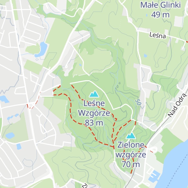 Map of Leśne Wzgórze