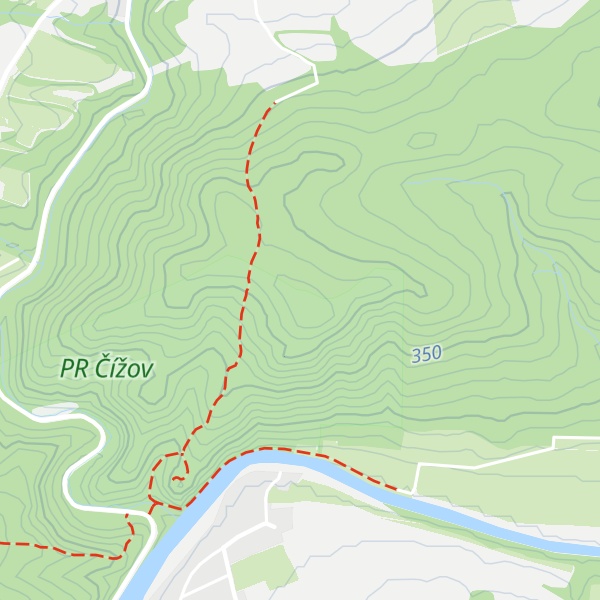 Map of Čížov