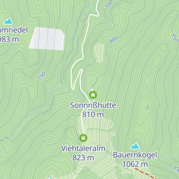 Map of Anton Dupal Hütte