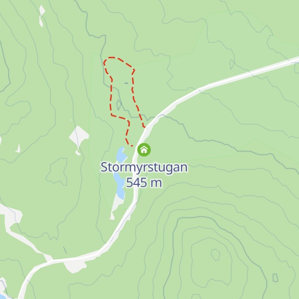Map of Lillskogsdammskojan