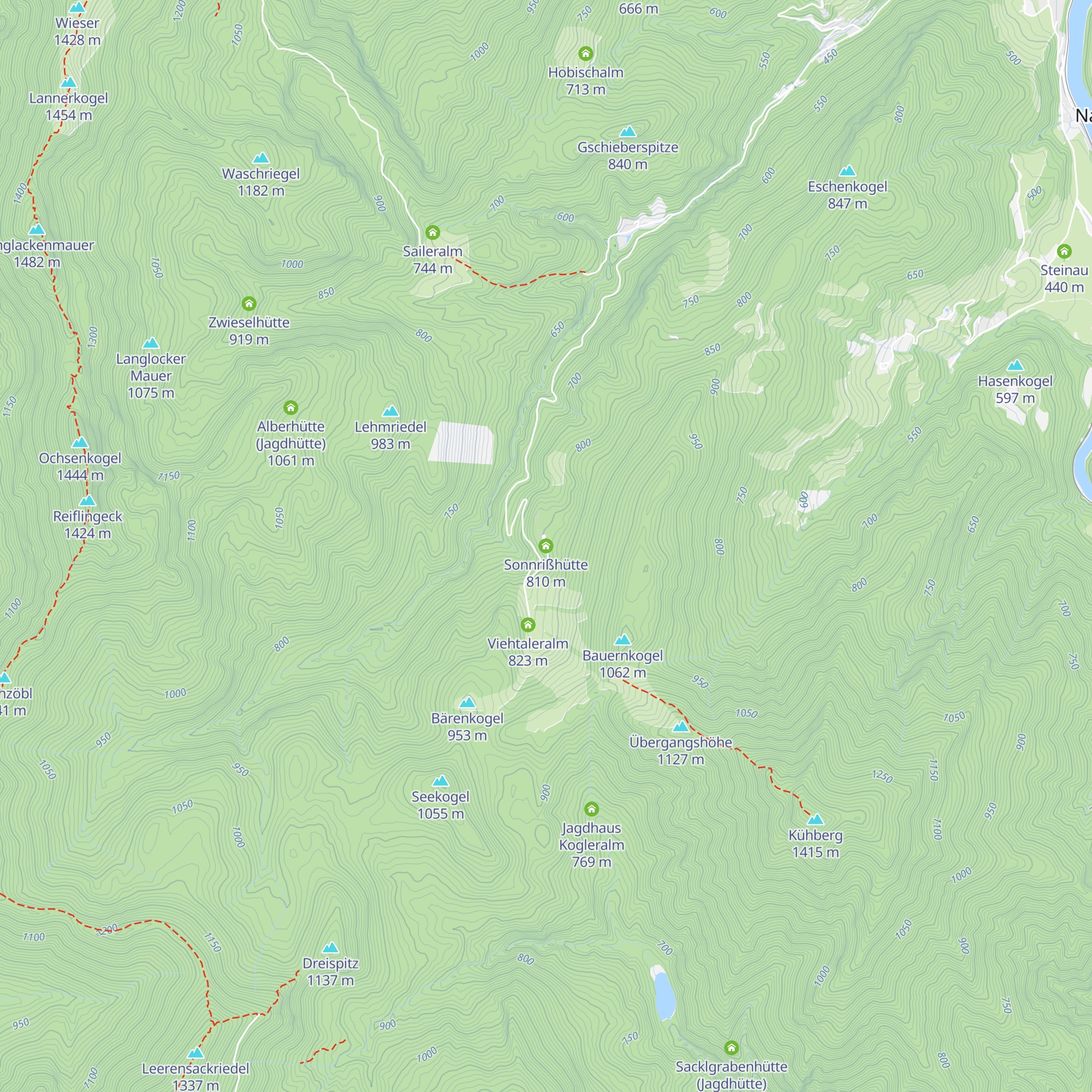 Sonnrißhütte map