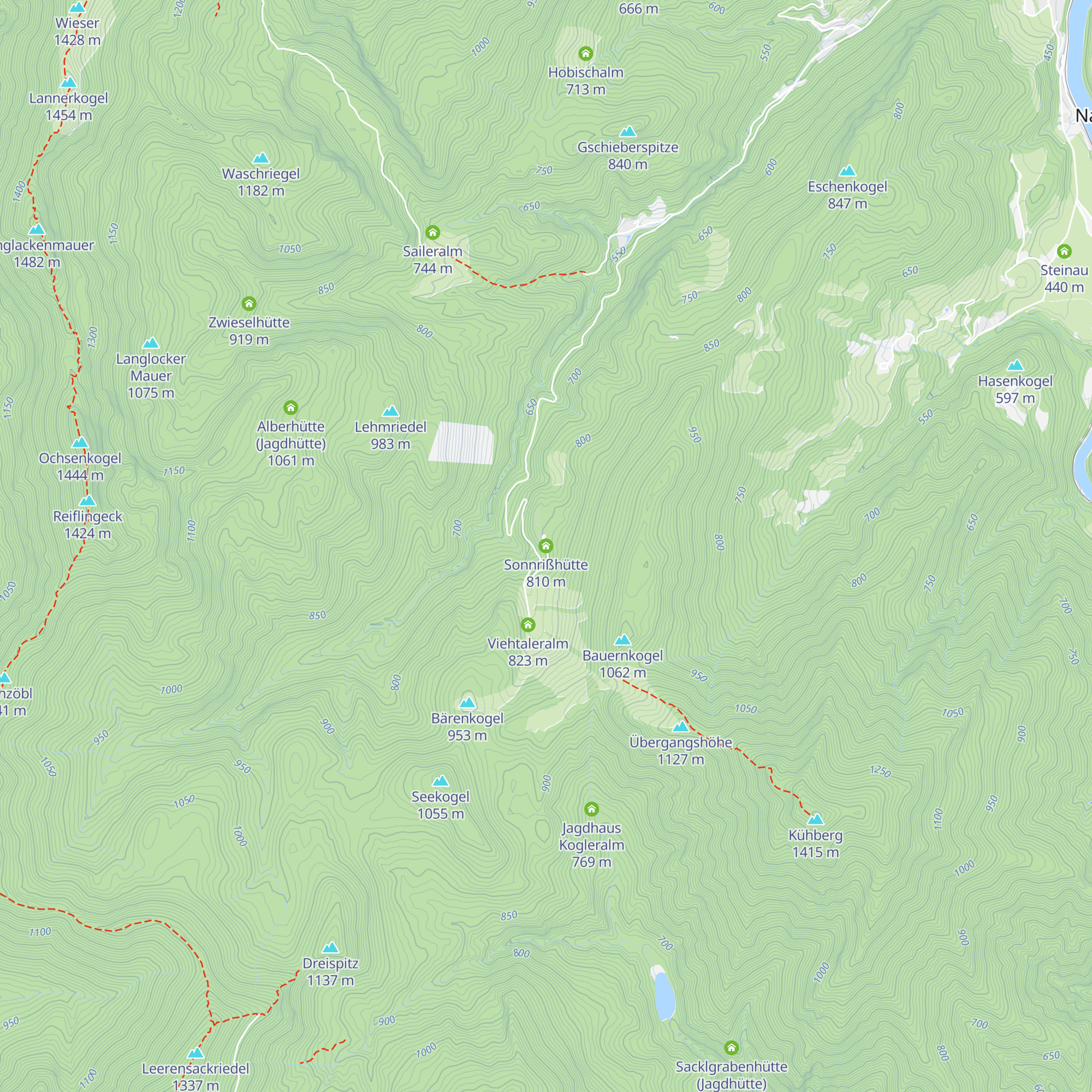 Sonnrißhütte map