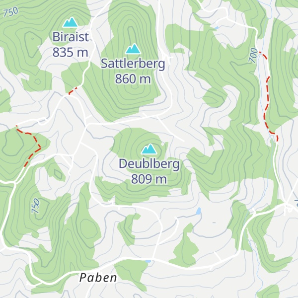 Map of Deublberg