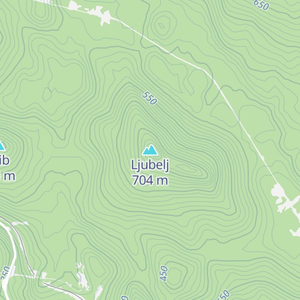Map of Ljubelj