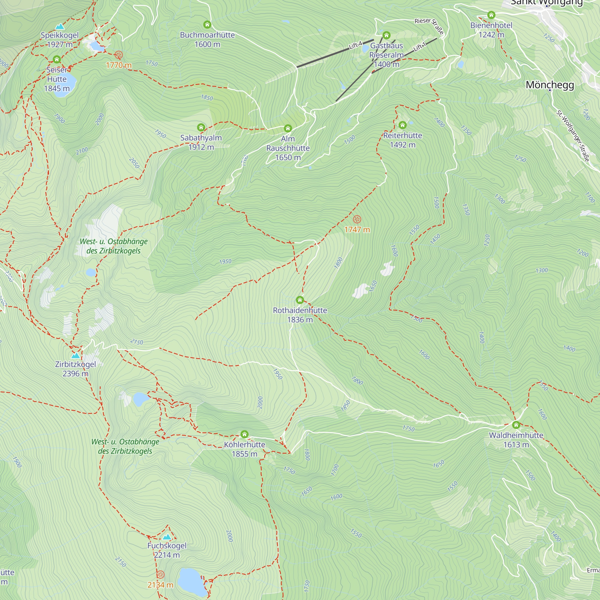 Rothaidenhütte map
