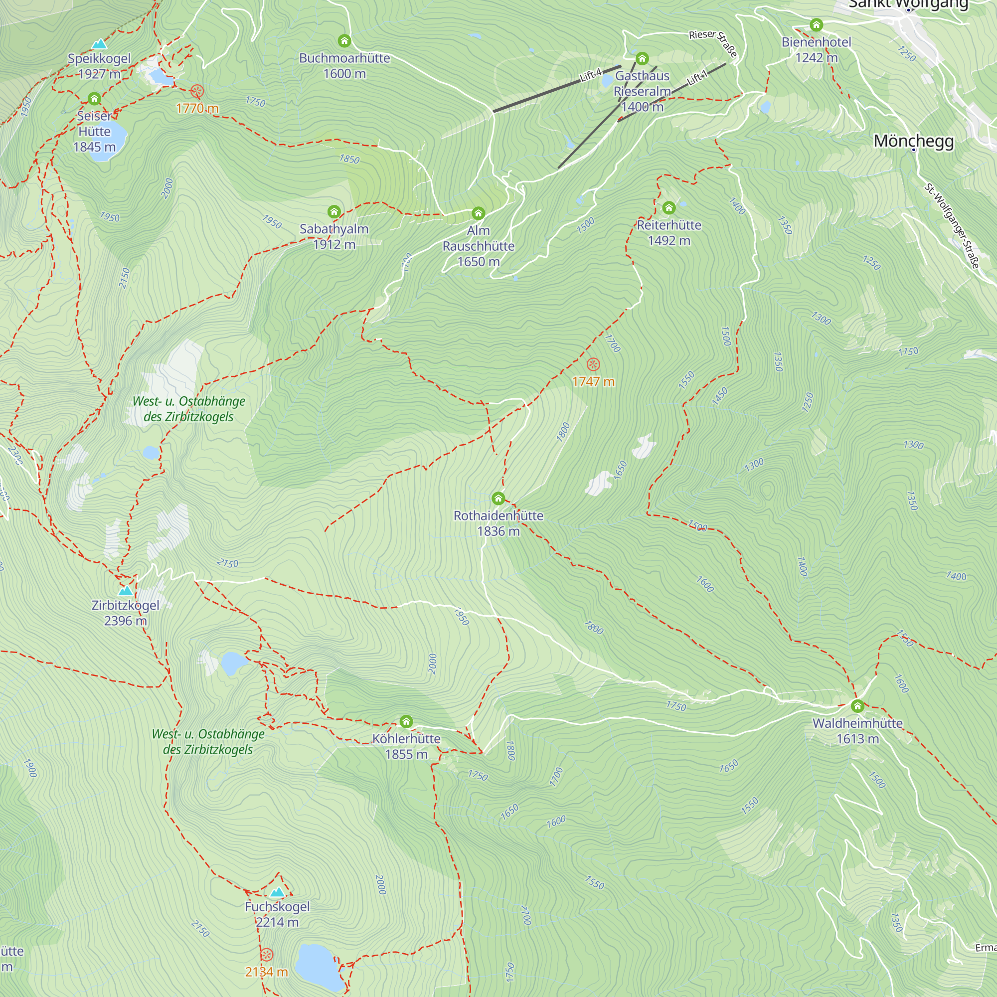 Rothaidenhütte map