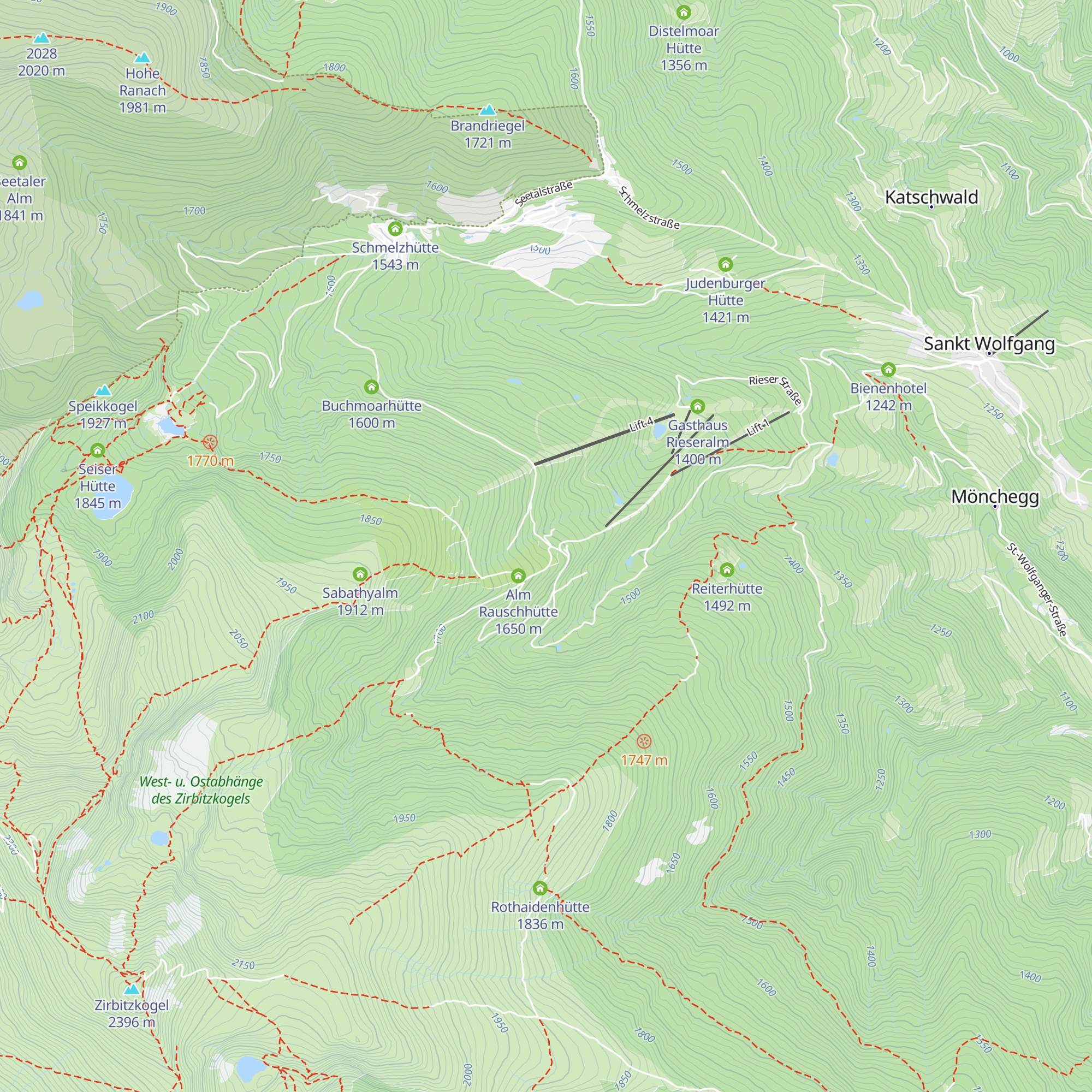 Alpengasthof Sabathy map