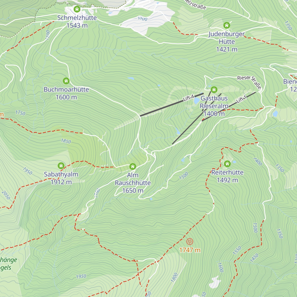 Zirbenwaldhütte map