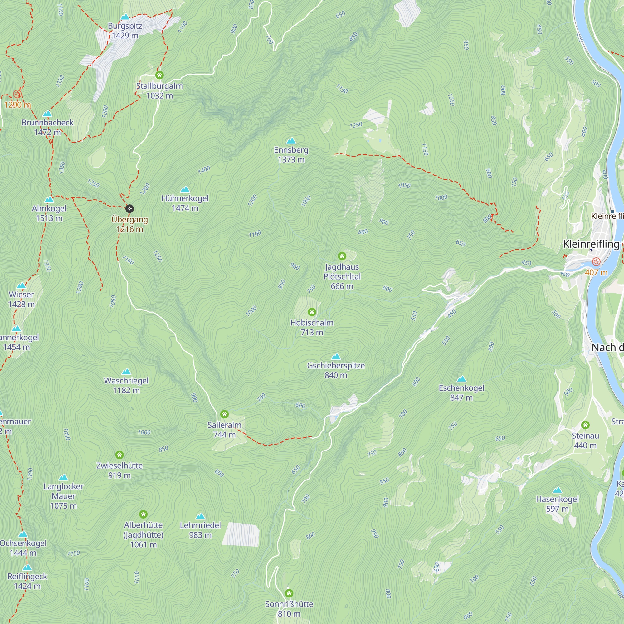 Hobischalm map