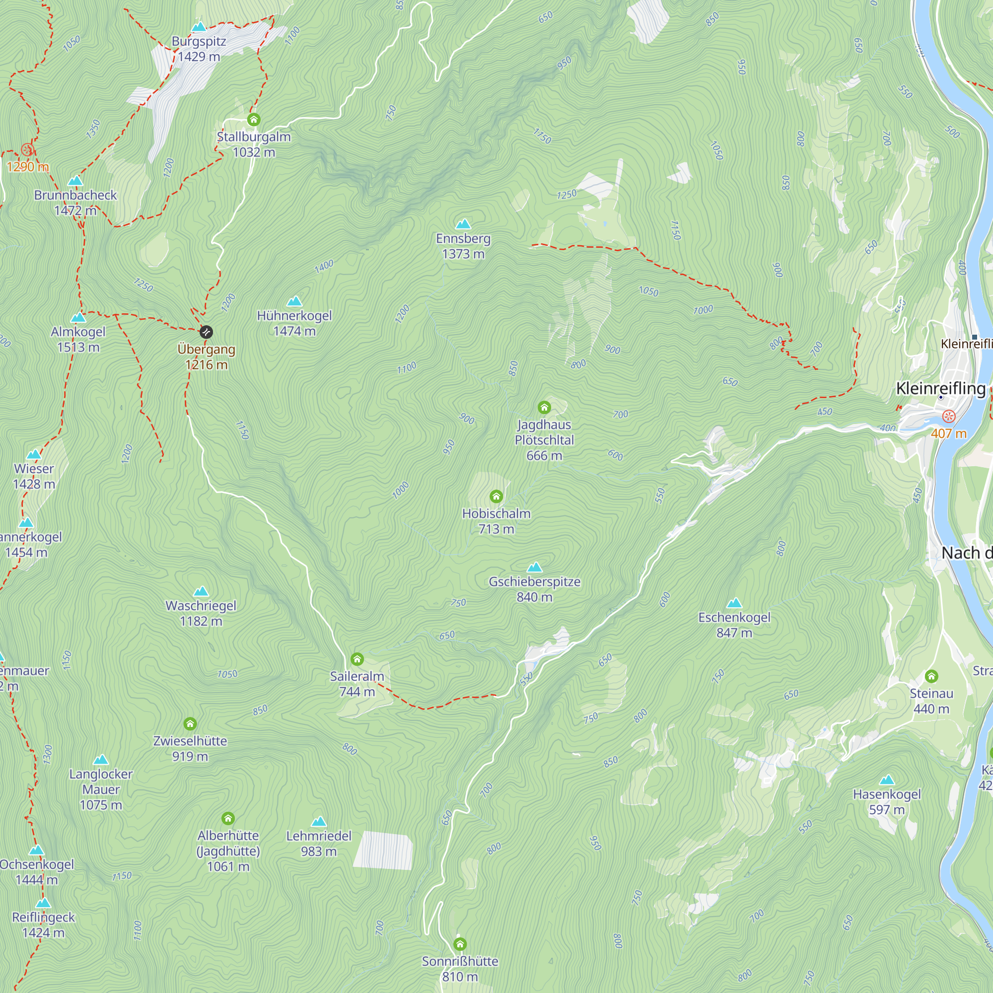 Hobischalm map