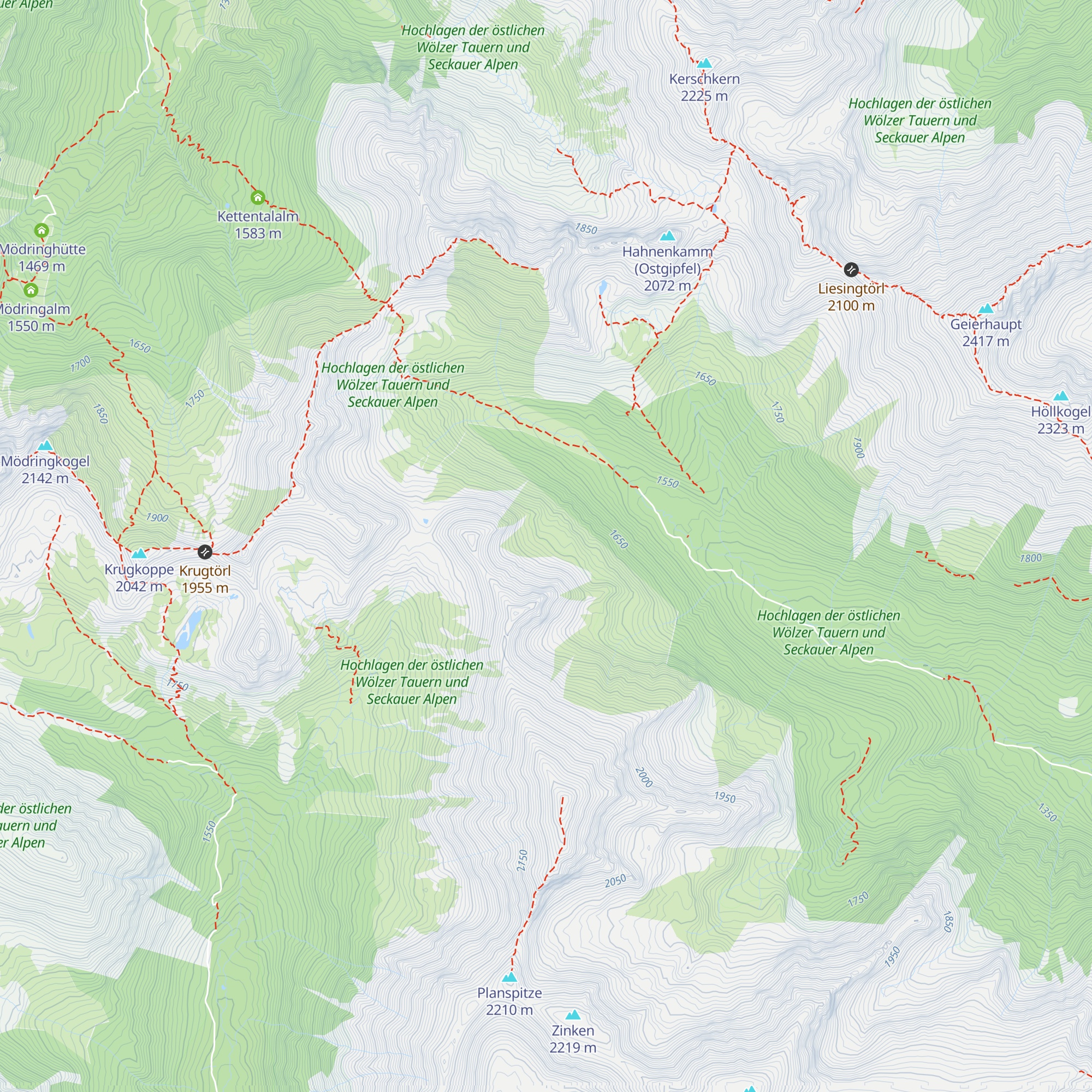 Hinteralm map