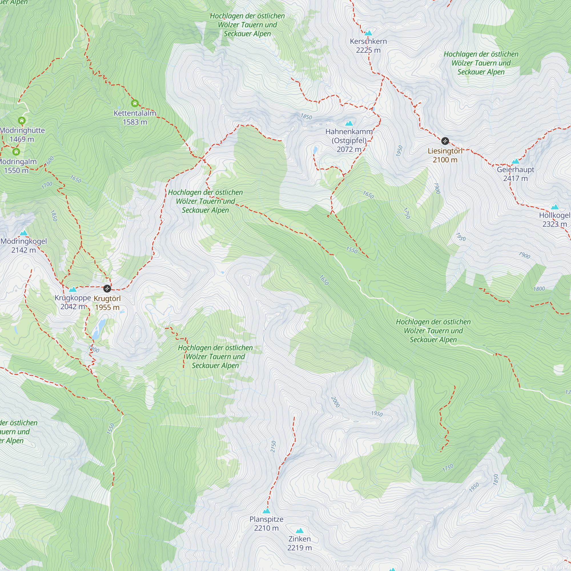 Hinteralm map