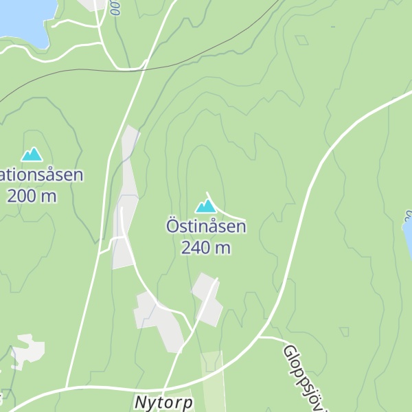 Map of Östinåsen