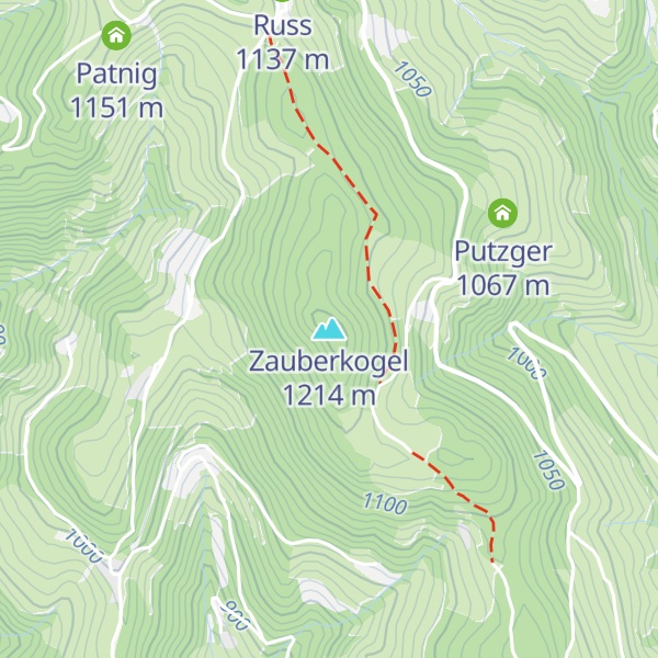 Map of Zauberkogel