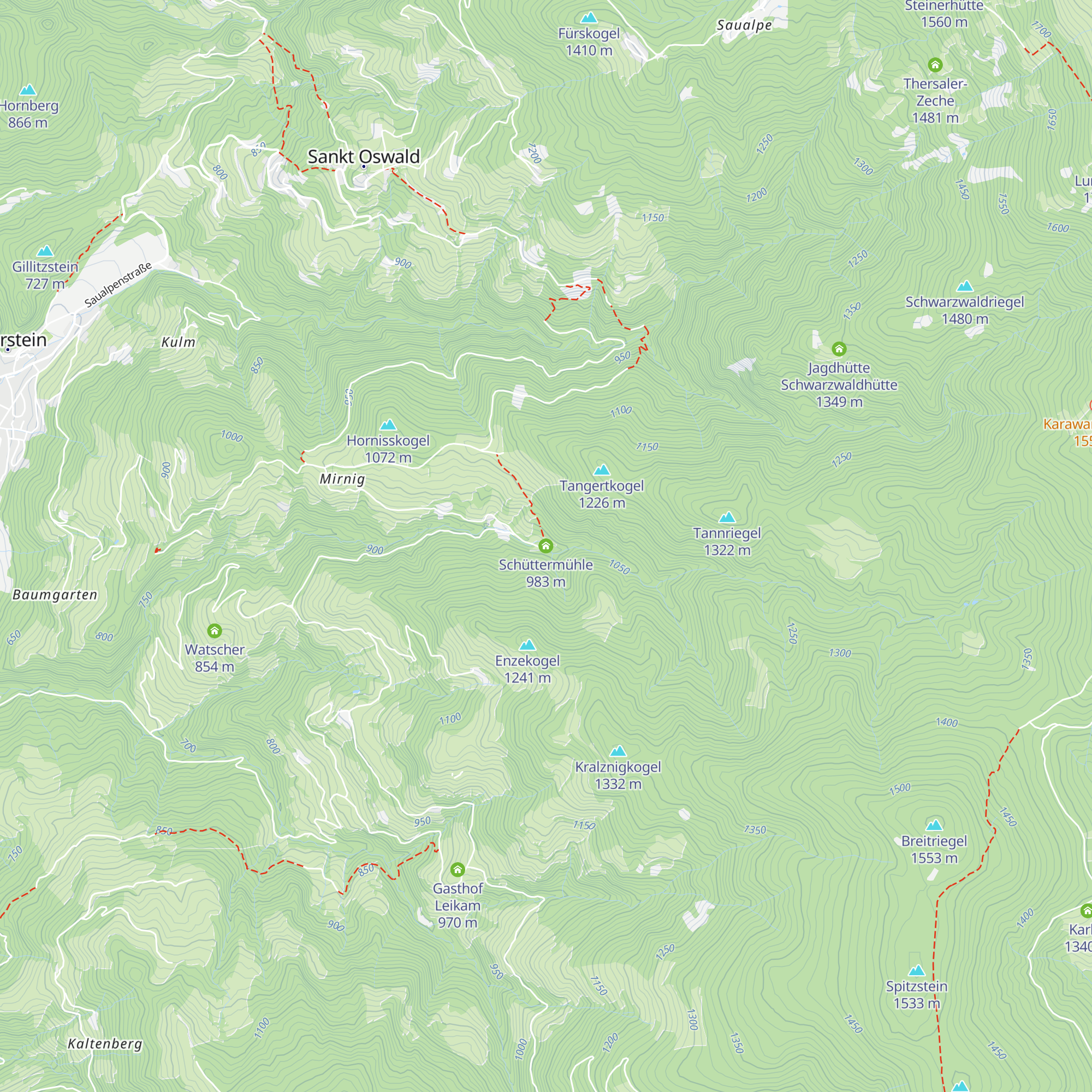 Schüttermühle map
