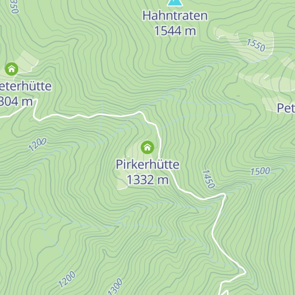 Map of Pirkerhütte