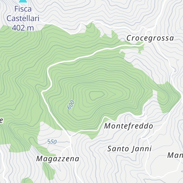 Map of Monte Freddo
