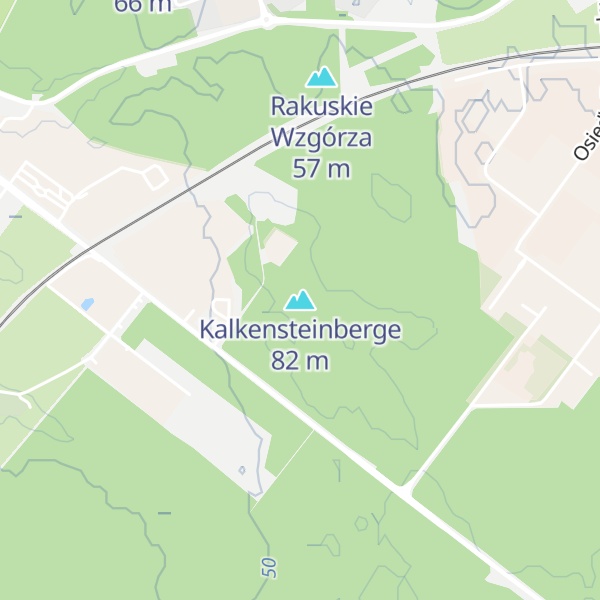 Map of Kalkensteinberge