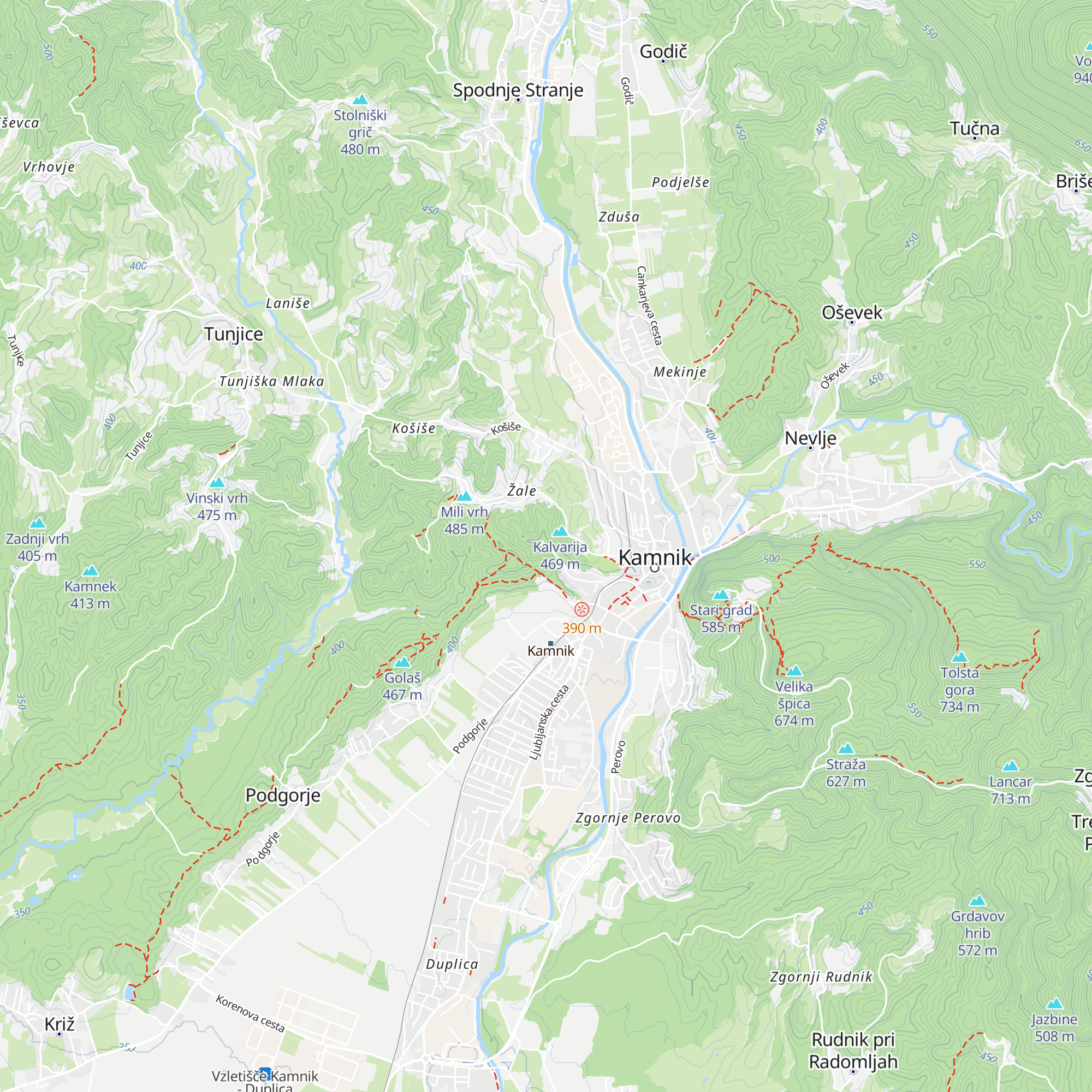 Strelišče Kamnik map