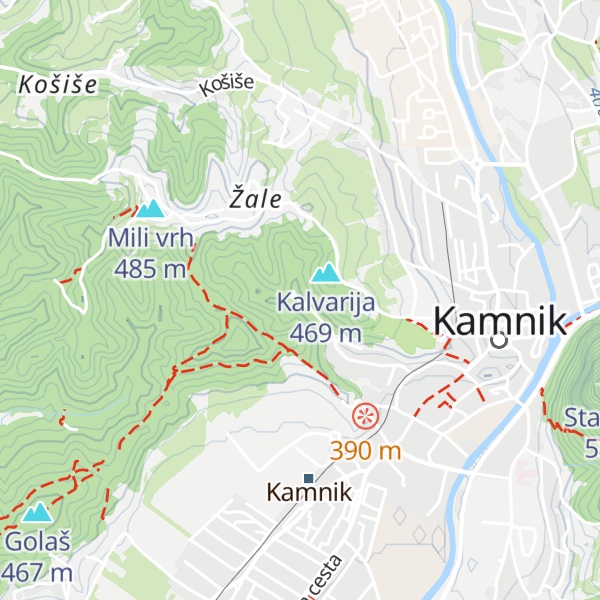 Map of Strelišče Kamnik
