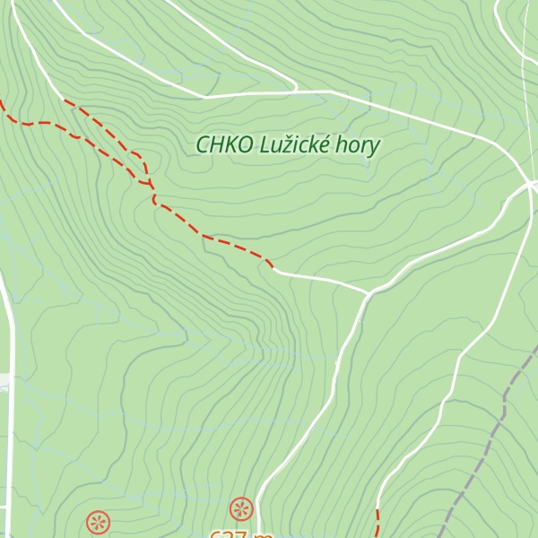 Map of Jezevčí kámen