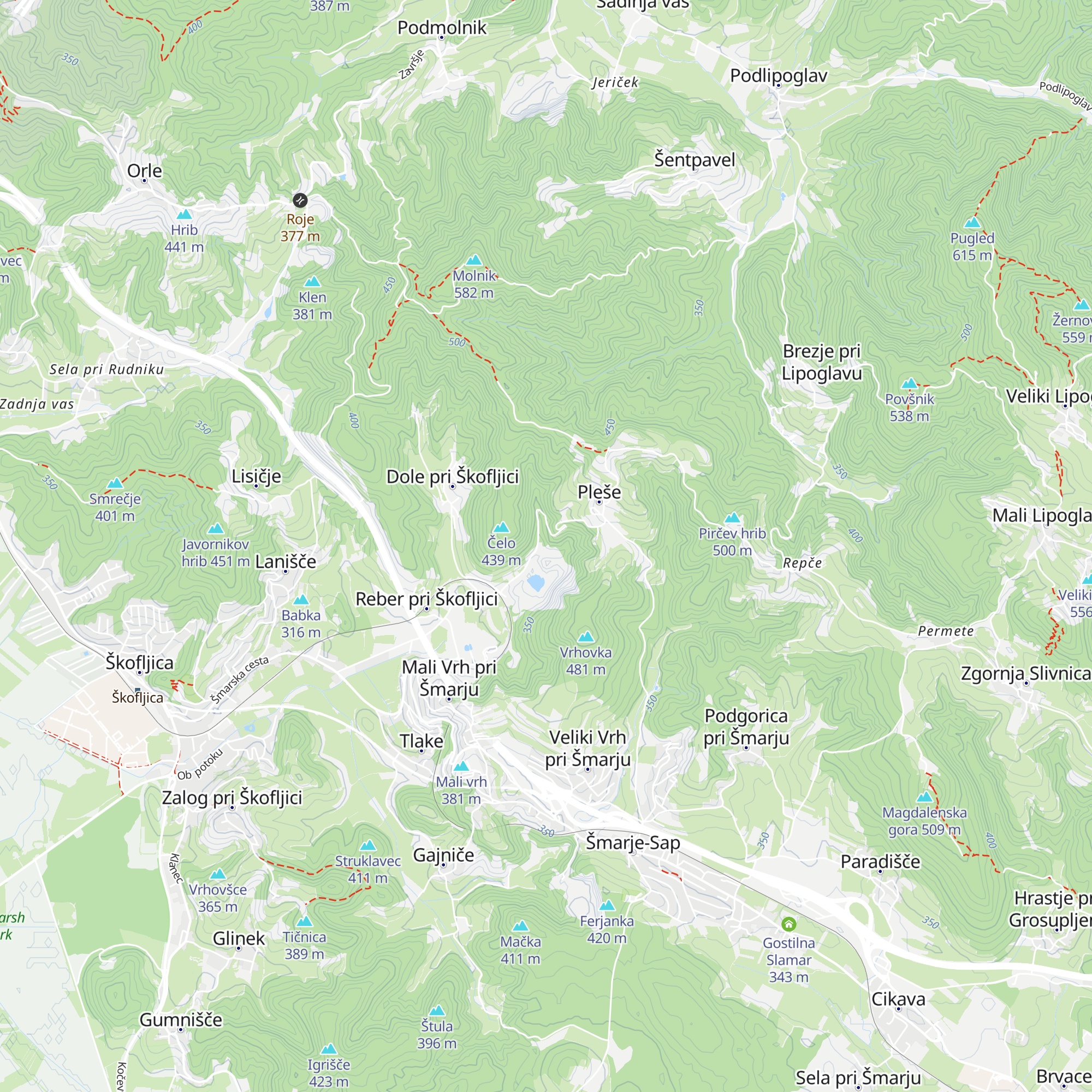 separacija map