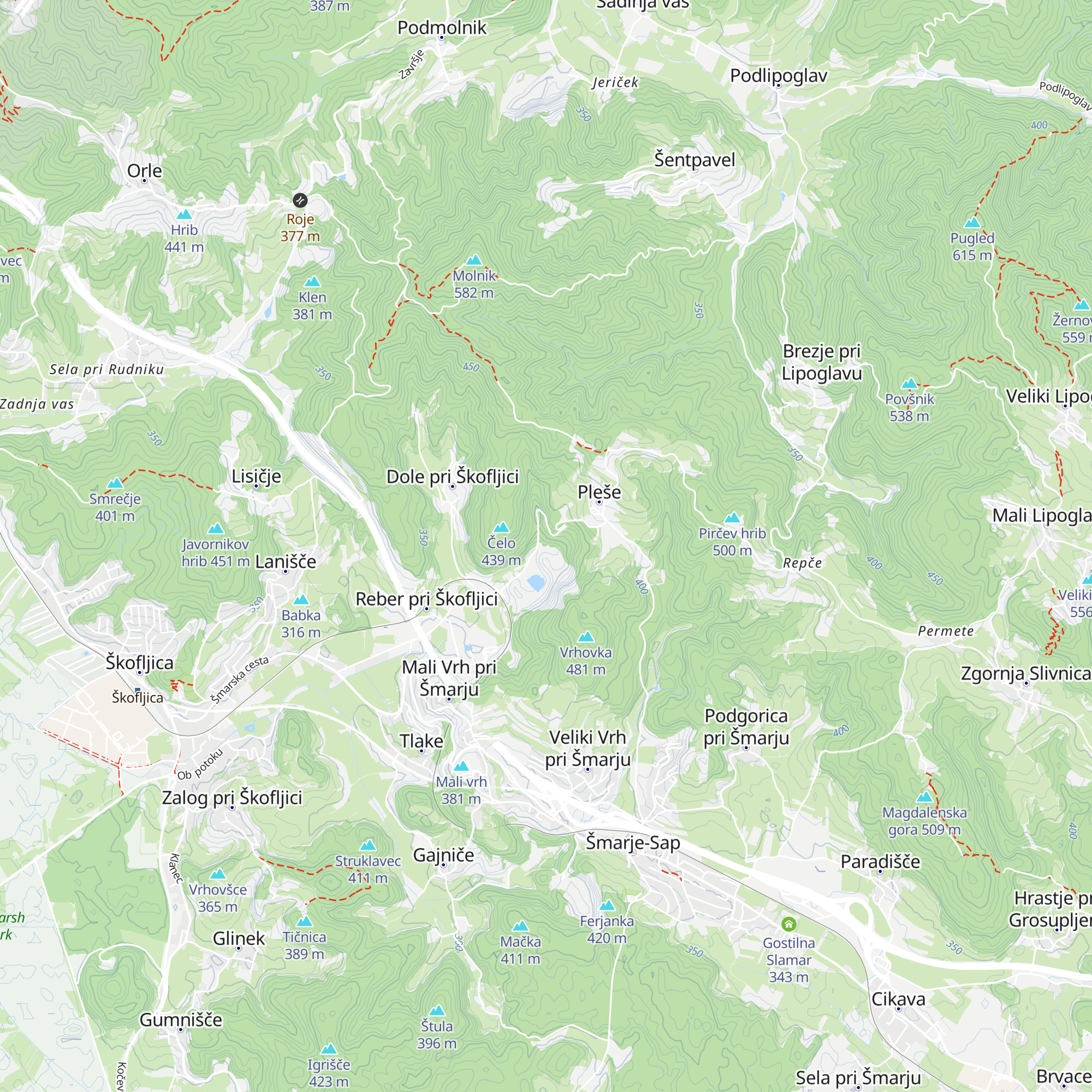 separacija map