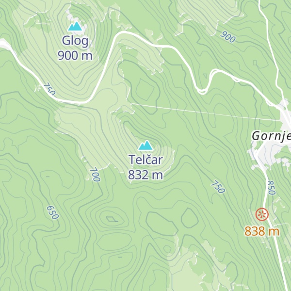 Map of Telčar