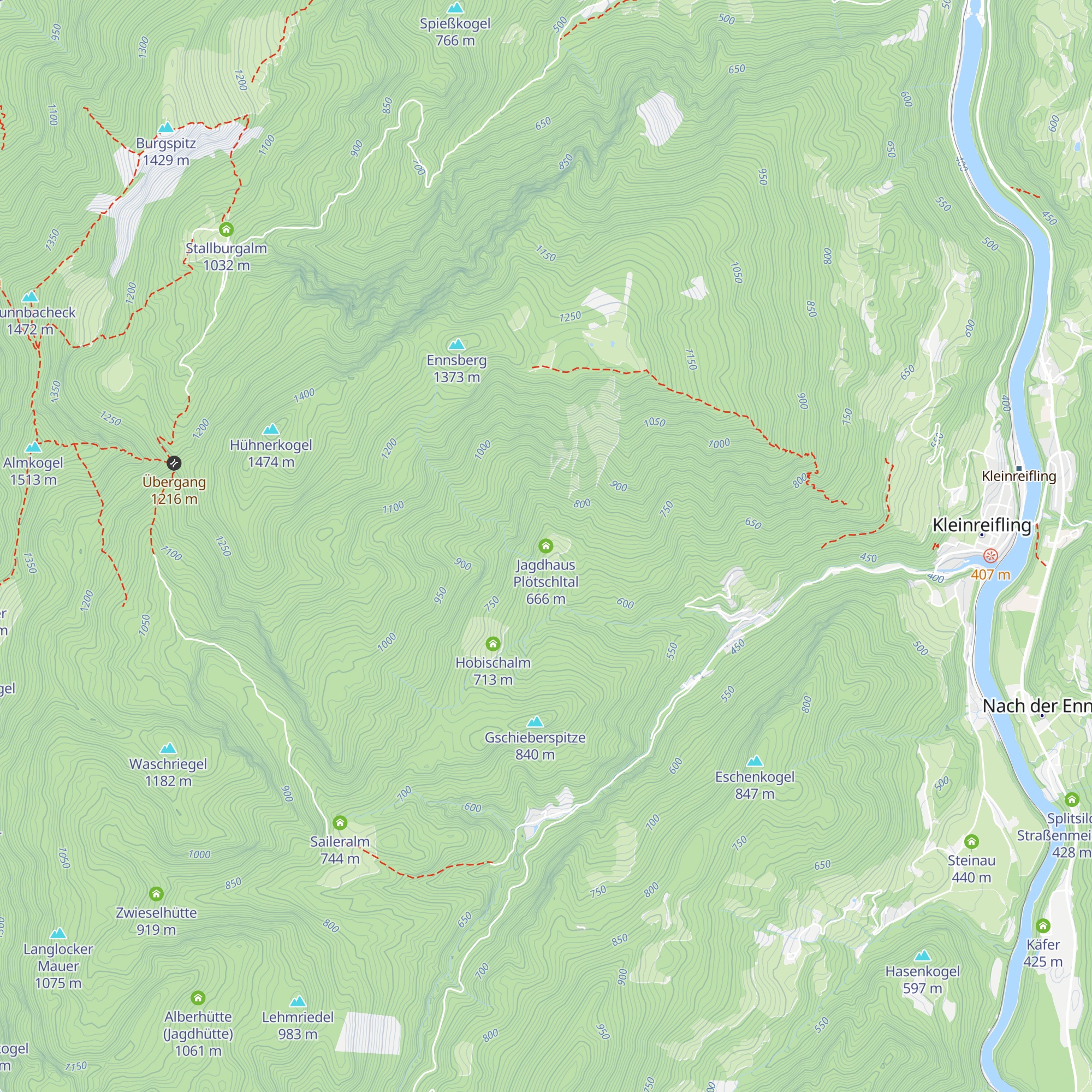 Jagdhaus Plötschltal map