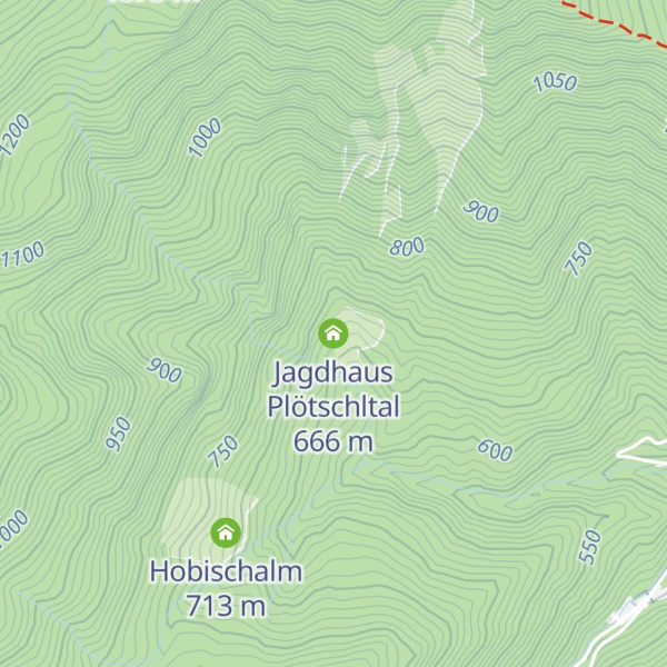 Map of Jagdhaus Plötschltal