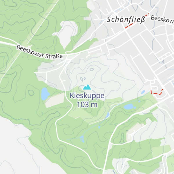 Map of Kieskuppe