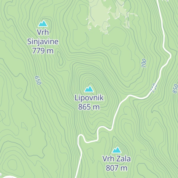 Map of Lipovnik