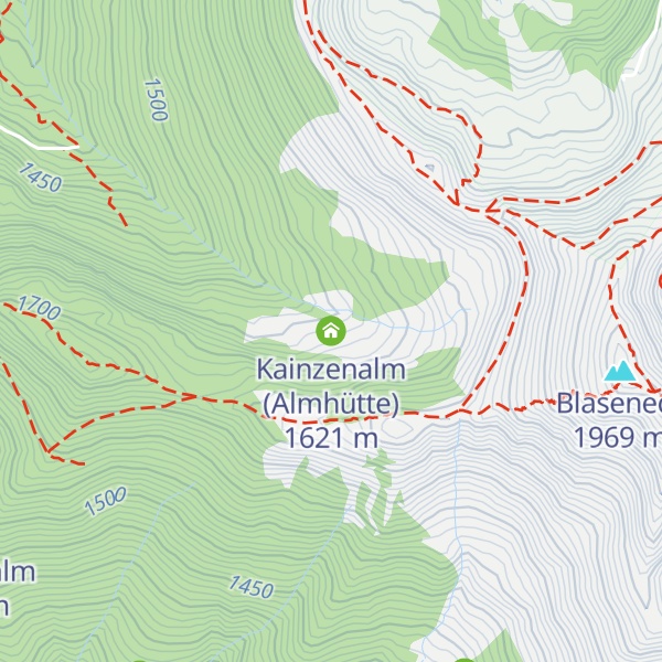 Map of Kainzenalm (Almhütte)